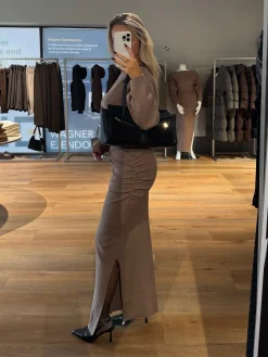 Astrid Frank Lange Kjoler|Jenny strikkjole