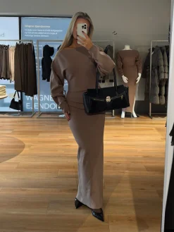 Astrid Frank Lange Kjoler|Jenny strikkjole