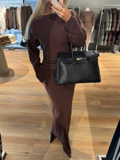 Astrid Frank Lange Kjoler|Jenny strikkjole