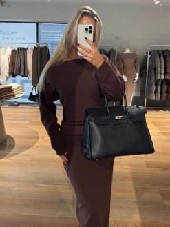 Astrid Frank Lange Kjoler|Jenny strikkjole