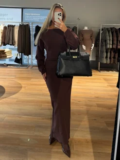 Astrid Frank Lange Kjoler|Jenny strikkjole