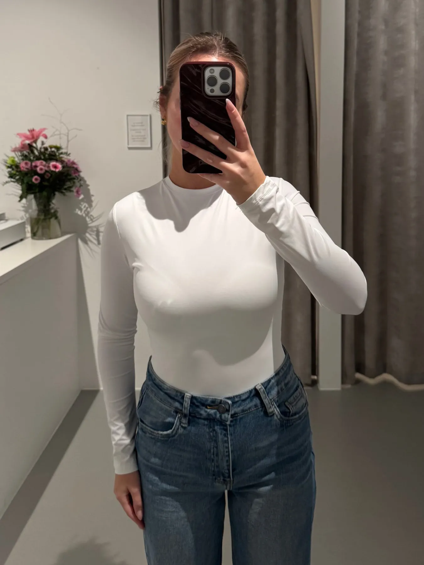 Astrid Frank Bluser|Malou crew neck bodystocking