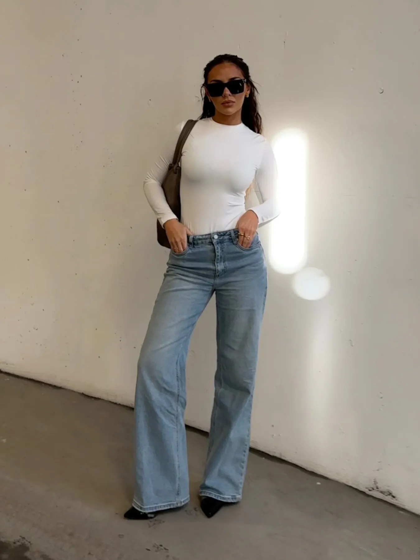 Astrid Frank Bluser|Malou crew neck bodystocking