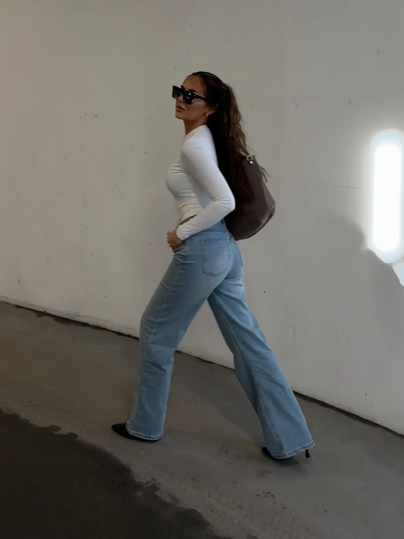 Astrid Frank Bluser|Malou crew neck bodystocking