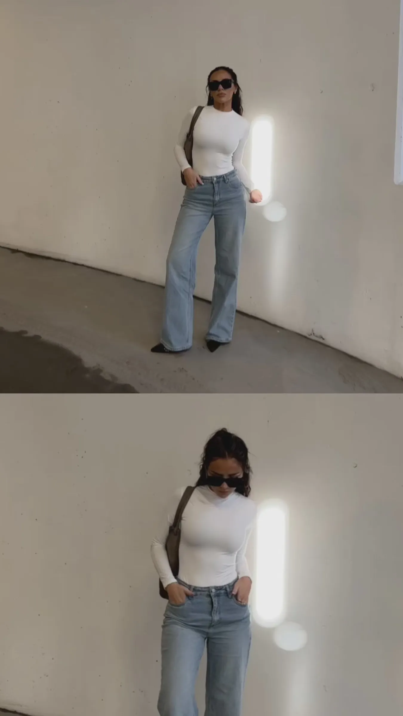 Astrid Frank Bluser|Malou crew neck bodystocking