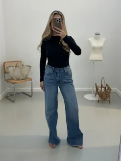 Astrid Frank Bluser|Malou crew neck bodystocking