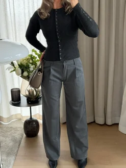 Astrid Frank Tall|Bukser|Marie bukser grå