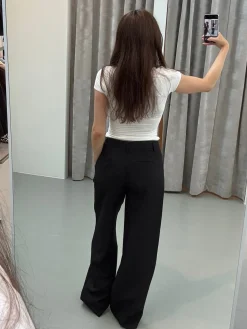 Astrid Frank Tall|Bukser|Marie bukser sort